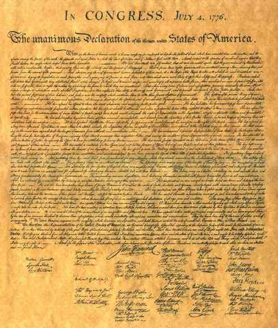 The Declaration of Independence is Approved