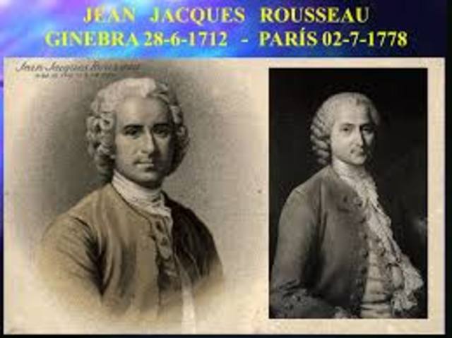 Siglo XVIII Montesquieu y Rousseau.