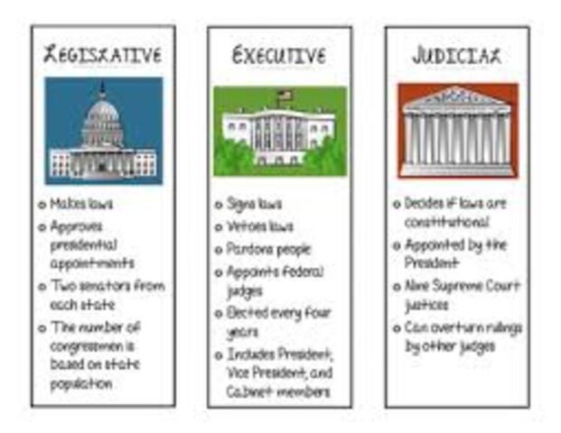 3 branches of government
