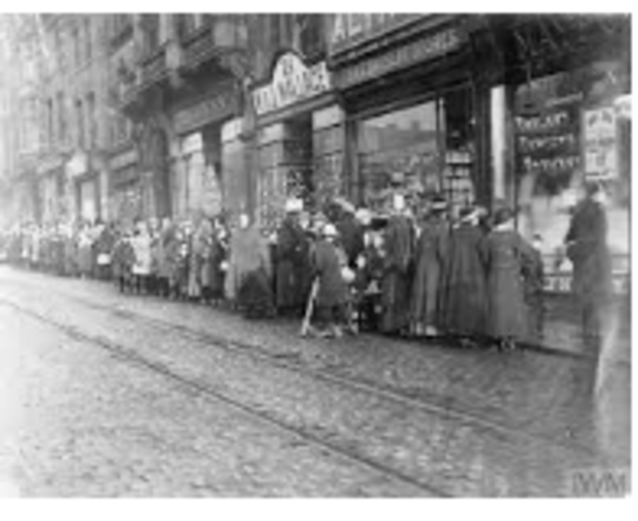 Germany starts using Bread rationing.