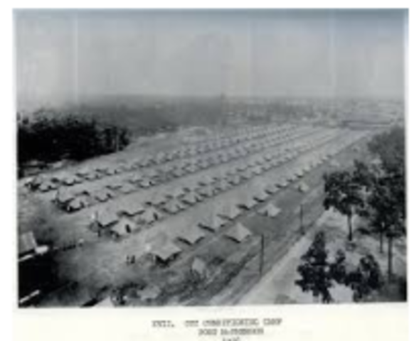 April 1917- Kendall Fielder- Sent to the first U.S Army Reserve Officers Training Corps, Camp McPherson, Georgia.