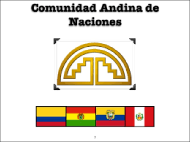 Acuerdo Vigente de Colombia: Comunidad Andina