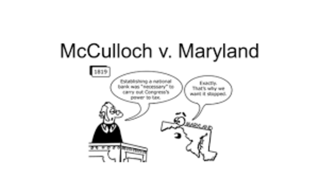 McCulloch v. Maryland