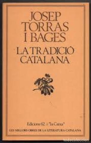 Publicació de "La tradició catalana"