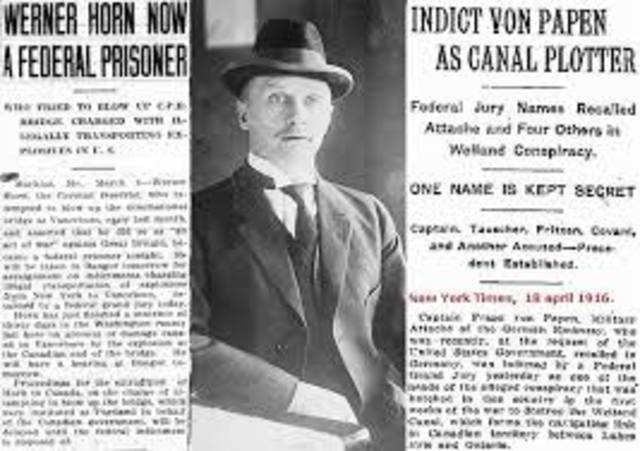 German Saboteurs at work in America