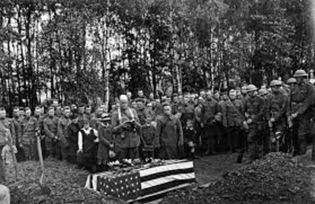 First American combat soldiers killed