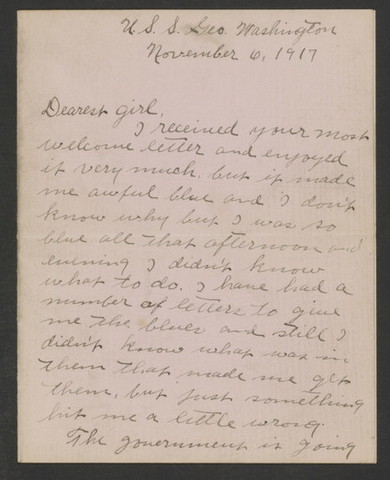 Letter to Myrtle from Henry McNutt
