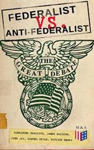 The Great Debate (Federalist V. Anti-Federalist)