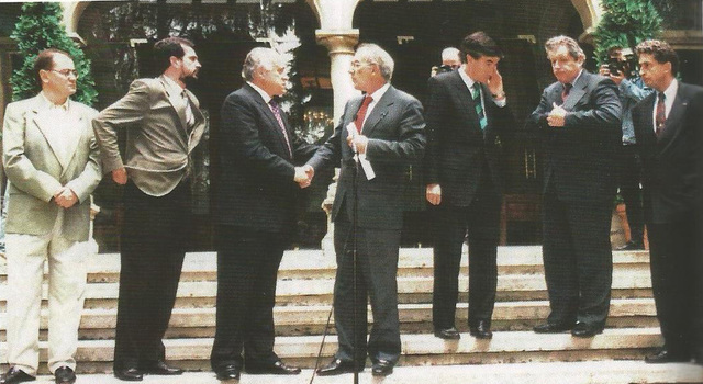 Se reúne la Mesa de Ajuria Enea, que pide a ETA la liberación del concejal