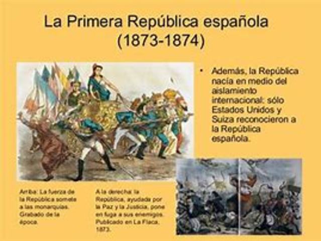 Proclamación de la I República
