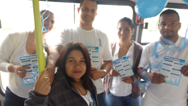 Distribuição de panfletos