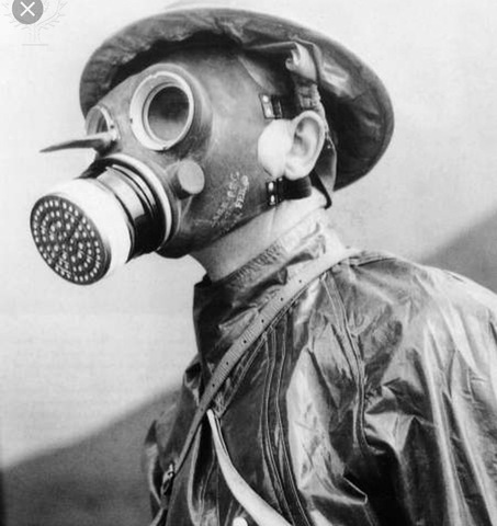 A gas shell went off