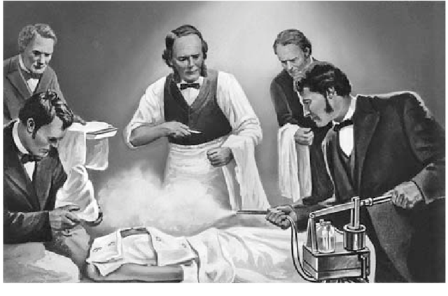 Publication of Lister's Findings