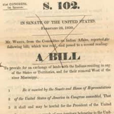 Indian Removal Act of 1830
