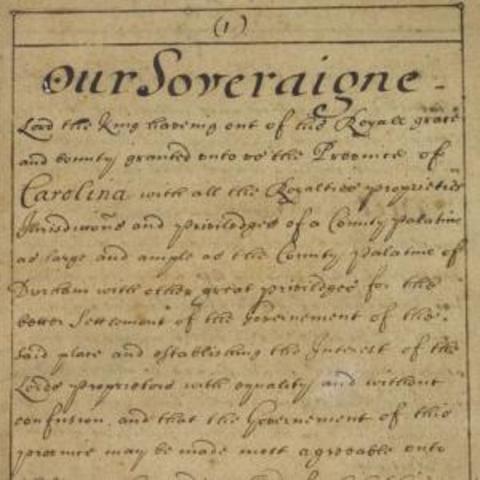 The Fundamental Constitution of Carolina