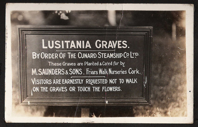 Germany sinks Lusitania