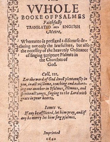 Bay Psalm Book