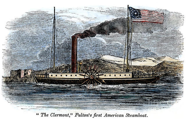First Commercial Steamboat Service