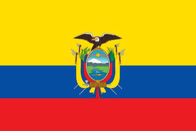 BANDERA ECUATORIANA 1900