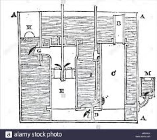 James Watt, na Grã-Bretanha, introduz o condensador na máquina de Newcomen, componente que aumenta consideravelmente a eficiência do motor a vapor.
