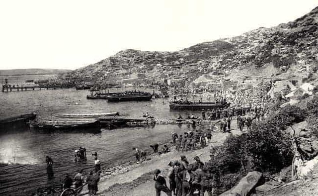 Allies Land in Gallipoli Peninsula