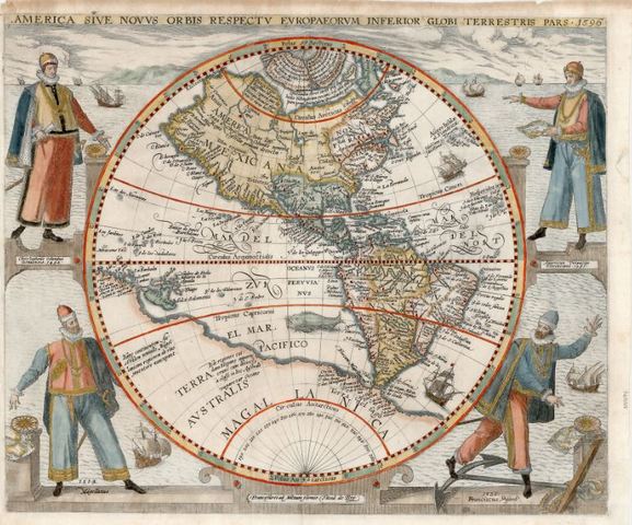 Llegada del hombre blanco al nuevo continente