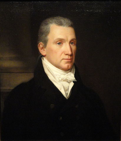 James Monroe was elected as President of the United States