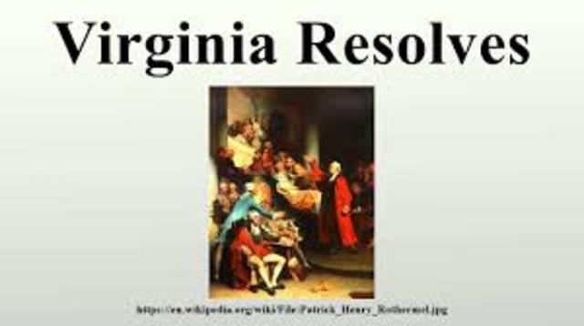 The Virginia Resolves