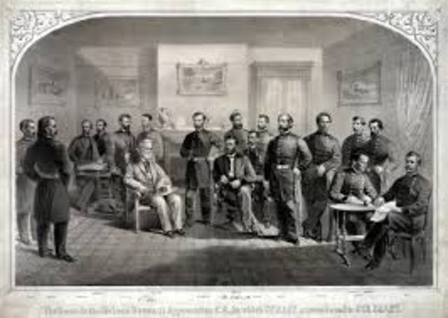 The Confederate Army Surrenders