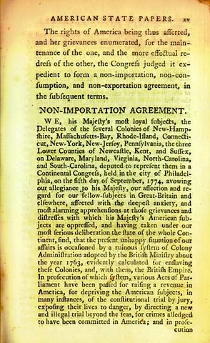 Nonimportation agreements