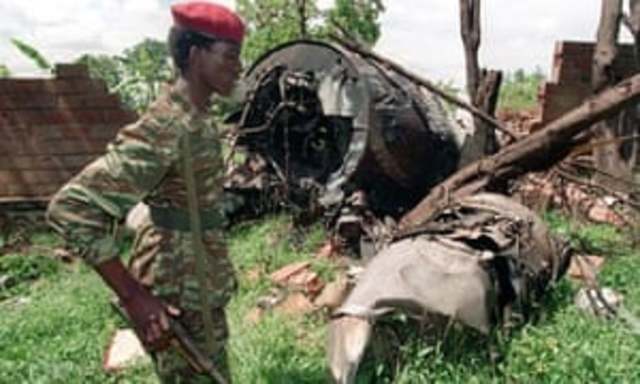 President Habyarimana's Plane is Shot Down