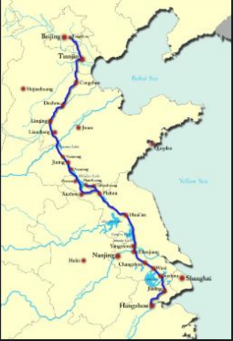 grand canal links northern and southern china