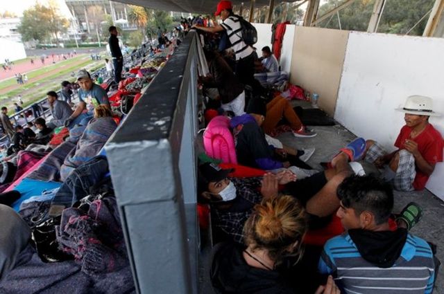 La caravana descansa en Ciudad de México