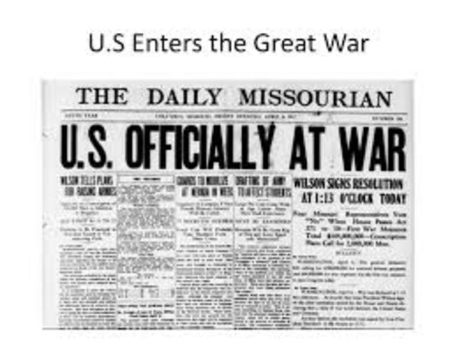 U.S Enters War