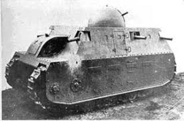 First ever tanks used