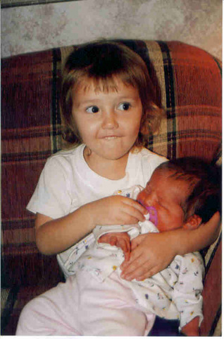 My little sister, Natalie Marie Browning, was born