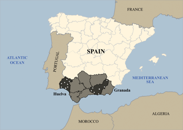 Muslums control Iberian peninsula