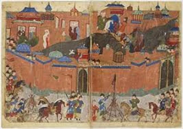 Mongol army kills caliph