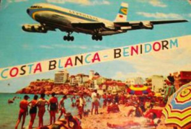 Años 60, el vuelo chárter.