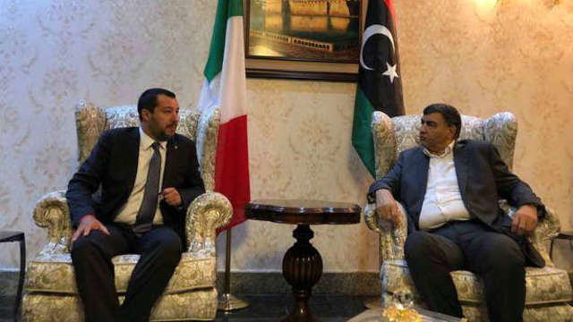 Salvini viaja a Trípoli para que Libia impida la salida de embarcaciones
