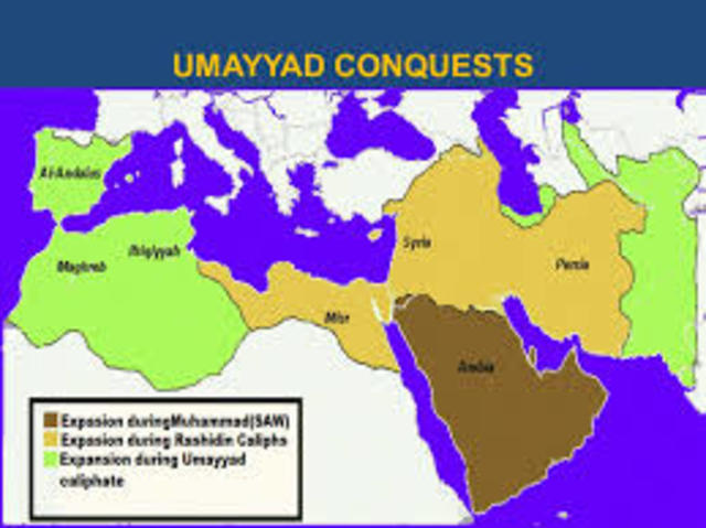 Umayyad calipahte takes control