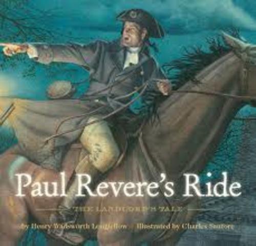 midnight ride of Paul revere