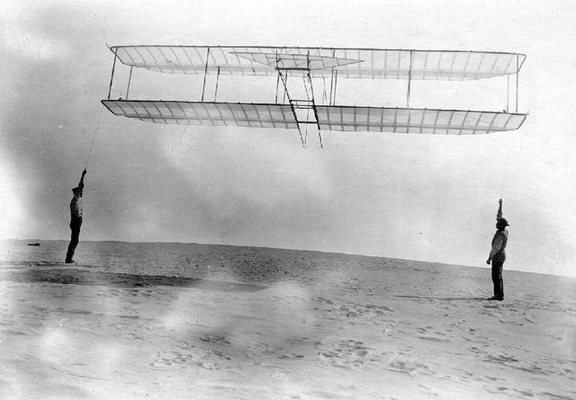 Wright Brothers Fly the First Glider