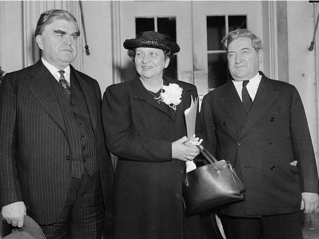 Roosevelt appointed Perkins as Secretary of the Department of Labor