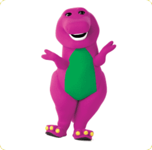 Y tambien mi programa de televisión favorita fue "Barney."