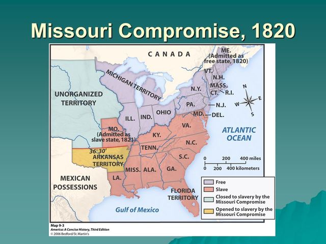 Missouri Compromise of 1820