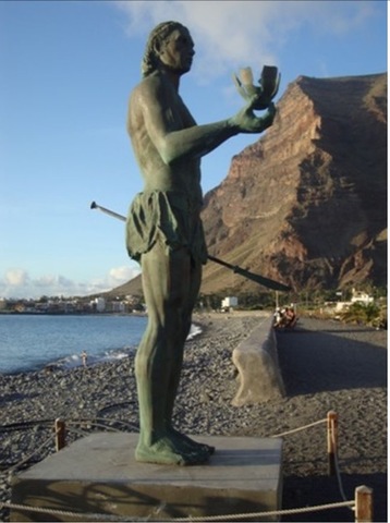 El rey aborigen Tanausú.