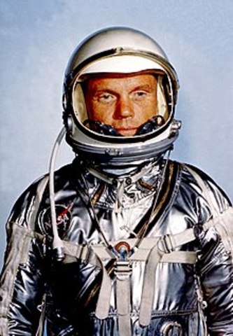 primer americano en el espacio