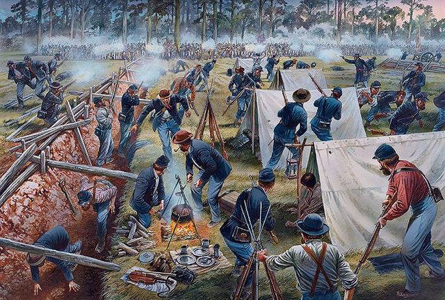 The Wilderness battle