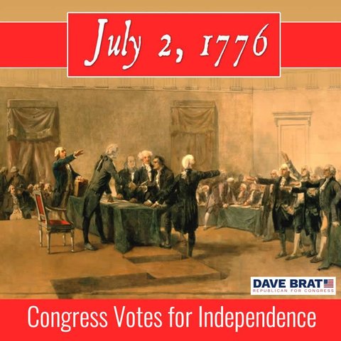 Second Continental Congress Votes for Independence